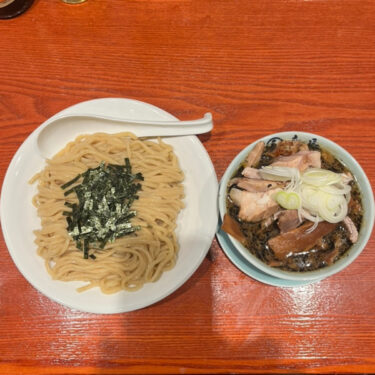 中華そば喜長チャーシュー竹の子つけそば