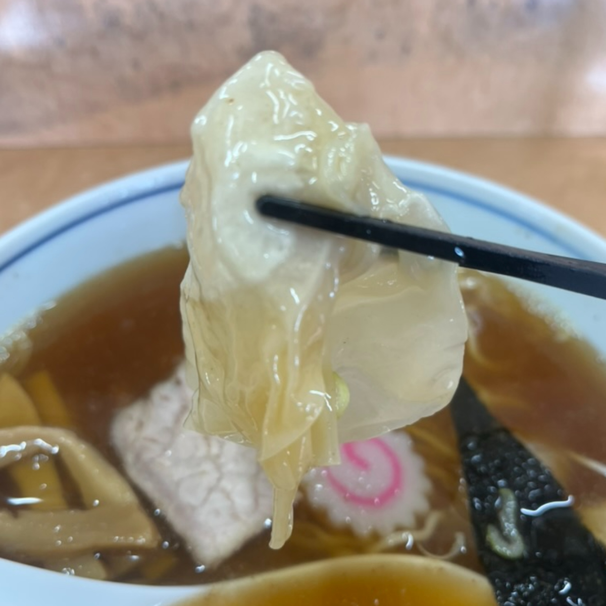 大勝軒一ノ割店ワンタン