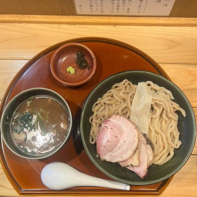 松尾製麦チャーシューつけ蕎麦並