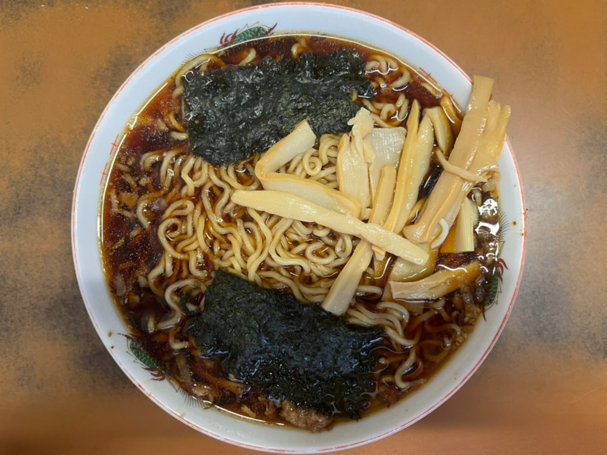梅乃家肉なしラーメン