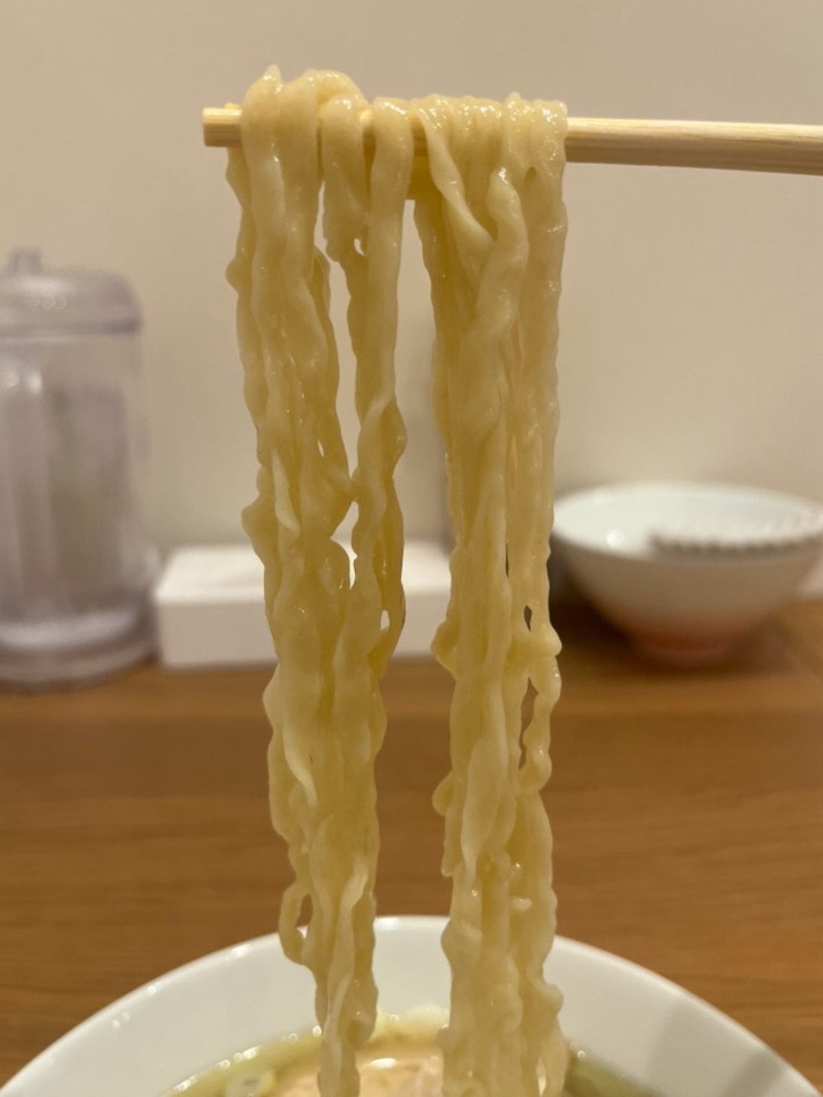 久我中華そば麺上げ